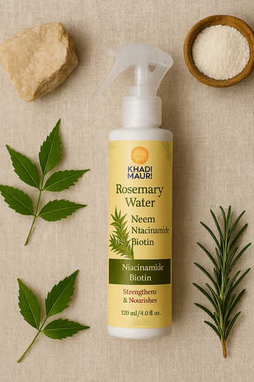 Rosemary water with neem , niacinamide, & biotin's extracts