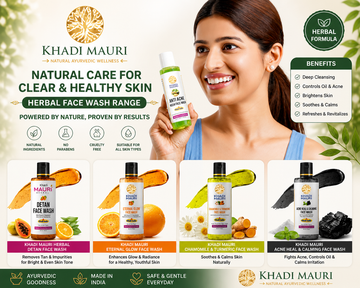 Khadi Mauri Natural Skincare India | Best Face Wash for Oily Skin