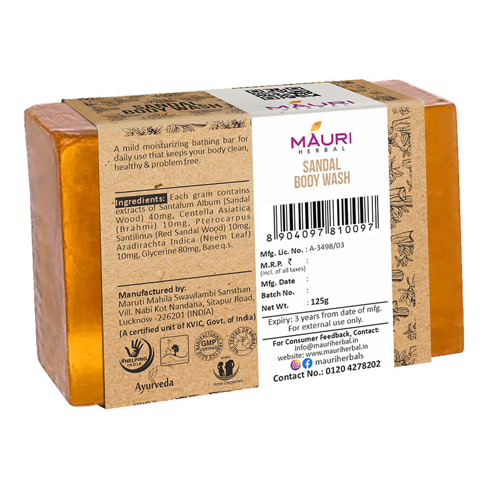 Mauri Herbal Sandal Body Wash