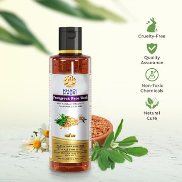 Fenugreek face wash