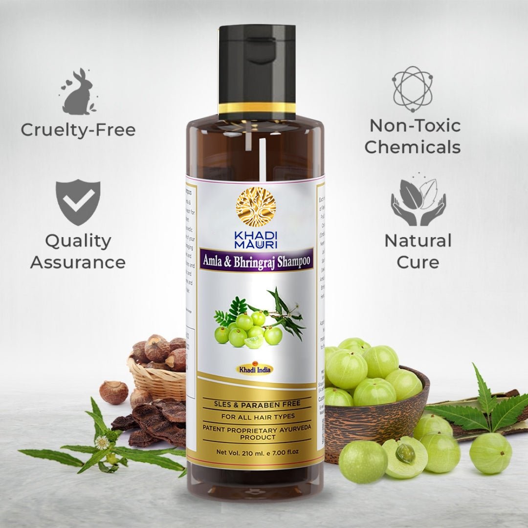 Amla & Bhringraj Shampoo - Khadi mauri - 