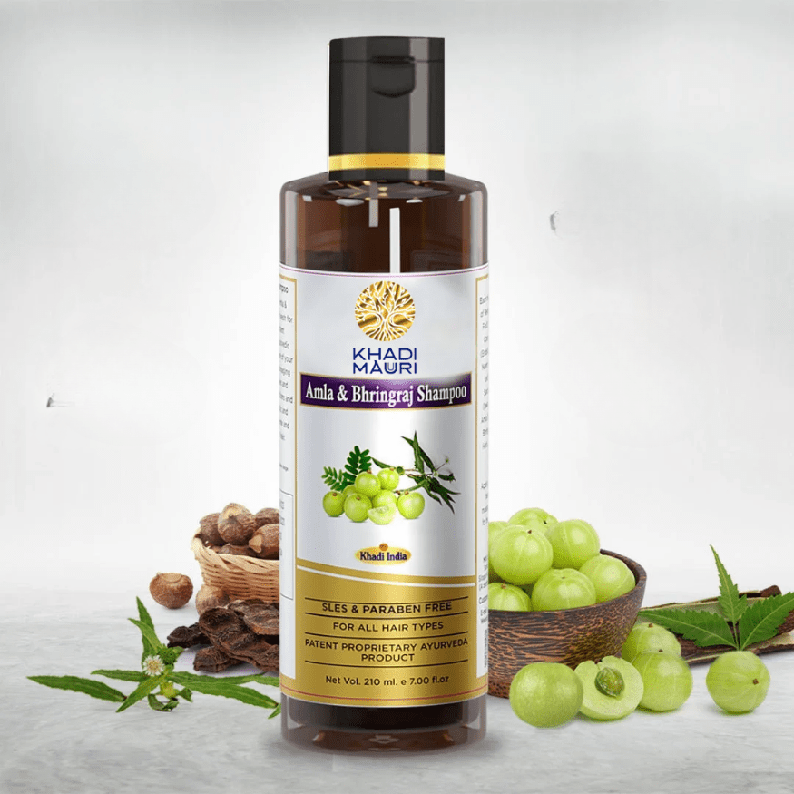 Amla & Bhringraj Shampoo - Khadi mauri - 