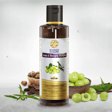 Amla & Bhringraj Shampoo - Khadi mauri - 