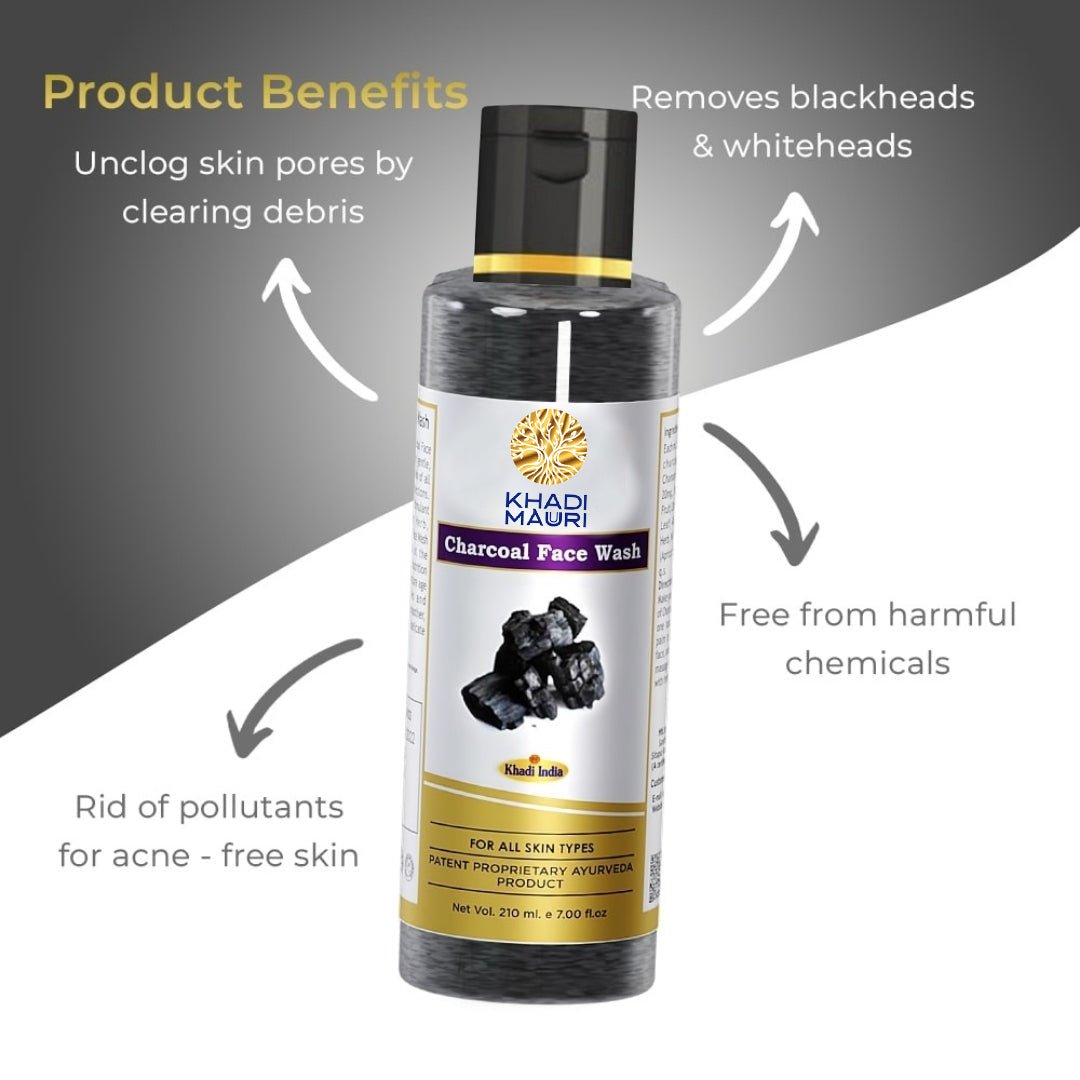 Charcol face wash - Khadi mauri - 