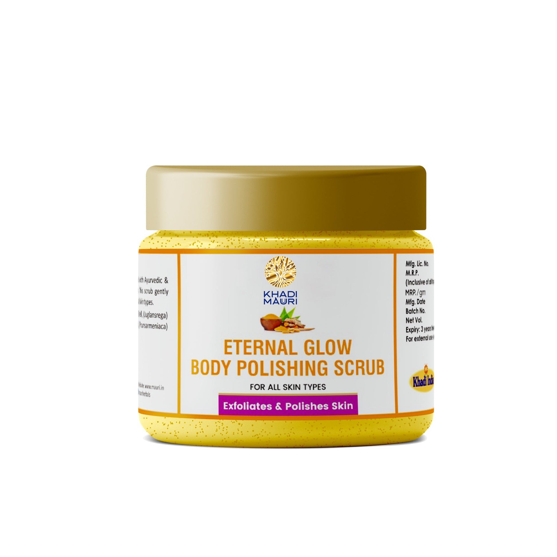 Eternal Glow Turmeric Body Polishing Scrub by Khadi Mauri Herbals - Khadi mauri - 