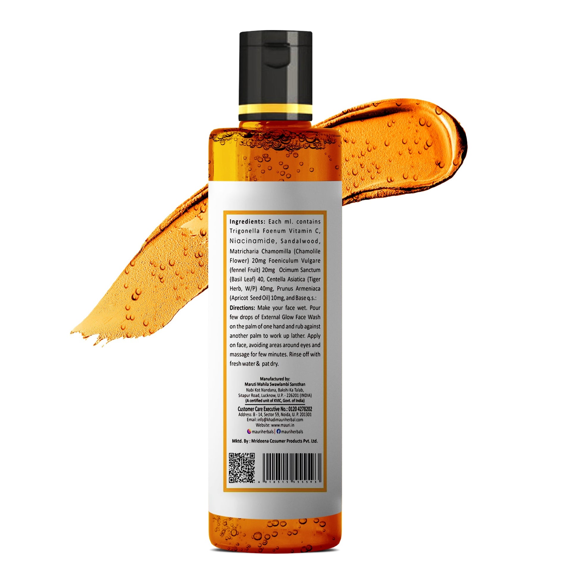 Khadi Mauri Eternal Glow Face Wash – Vitamin C & Niacinamide for Radiant Skin - Khadi mauri - 