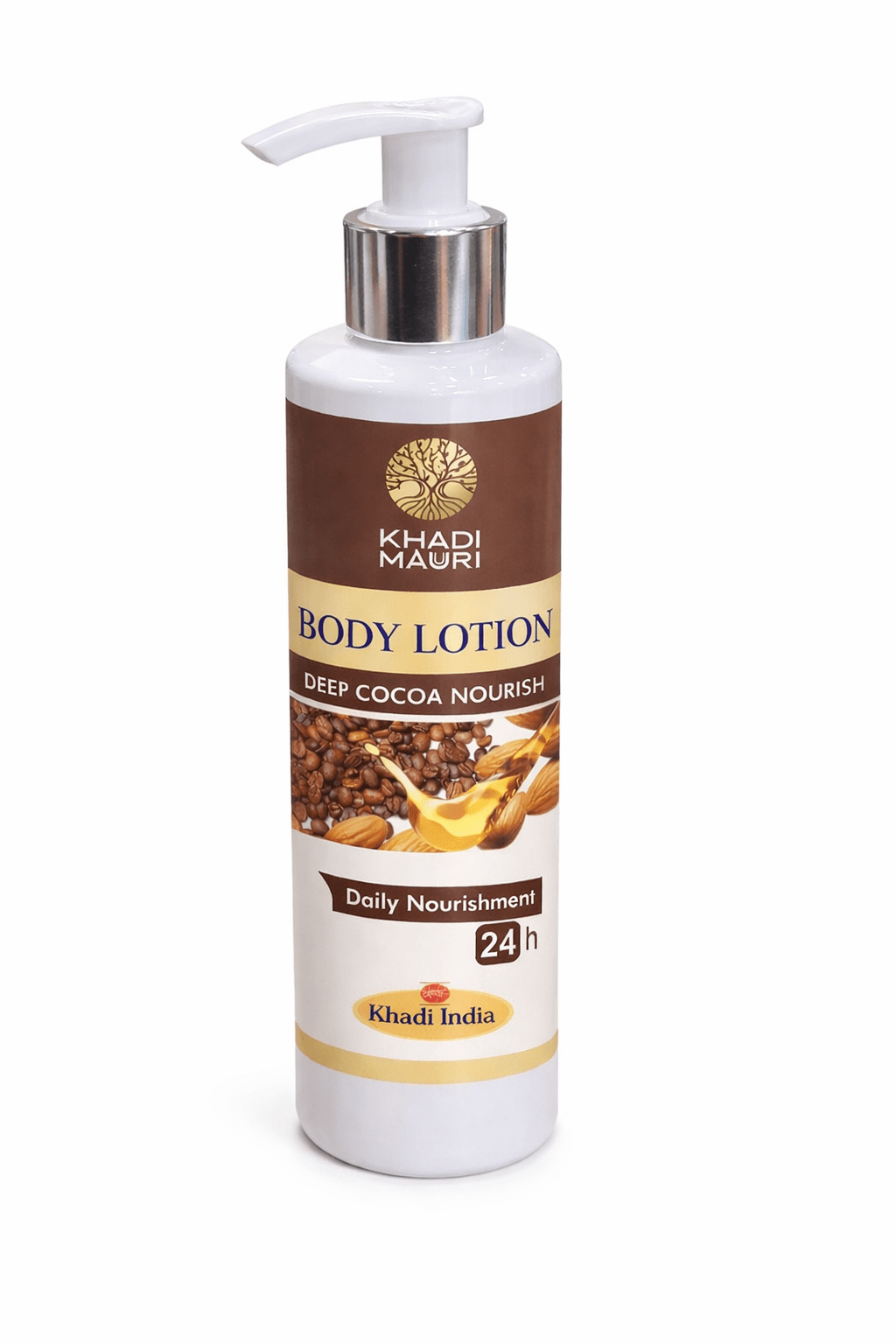 Khadi Mauuri Deep Cocoa Nourish Body Lotion 210 ML - Khadi mauri - 