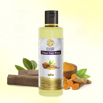 Khadi Mauuri Ubtan Face Wash + Charcoal Face Wash Combo (100 ml Each) - Khadi mauri - 
