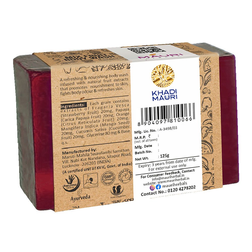 Mauri Herbal Mix Fruit Body Wash - Khadi mauri - 