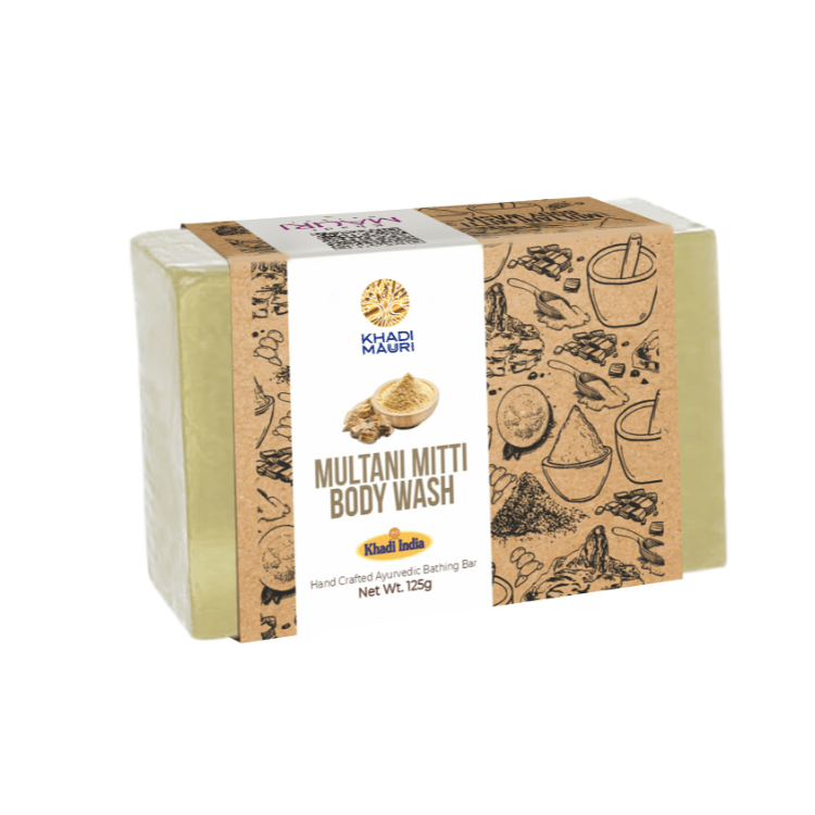 Mauri Herbal Multani Mitti Body Wash - Khadi mauri - 