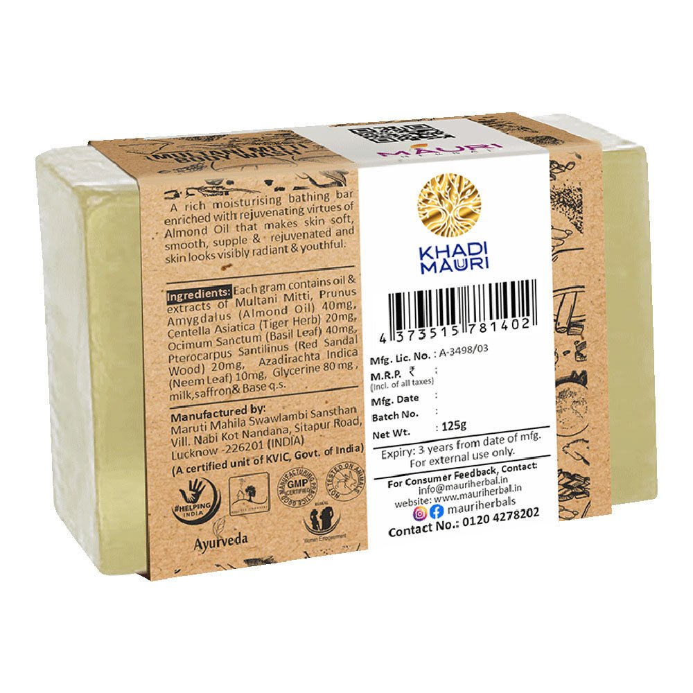 Mauri Herbal Multani Mitti Body Wash - Khadi mauri - 