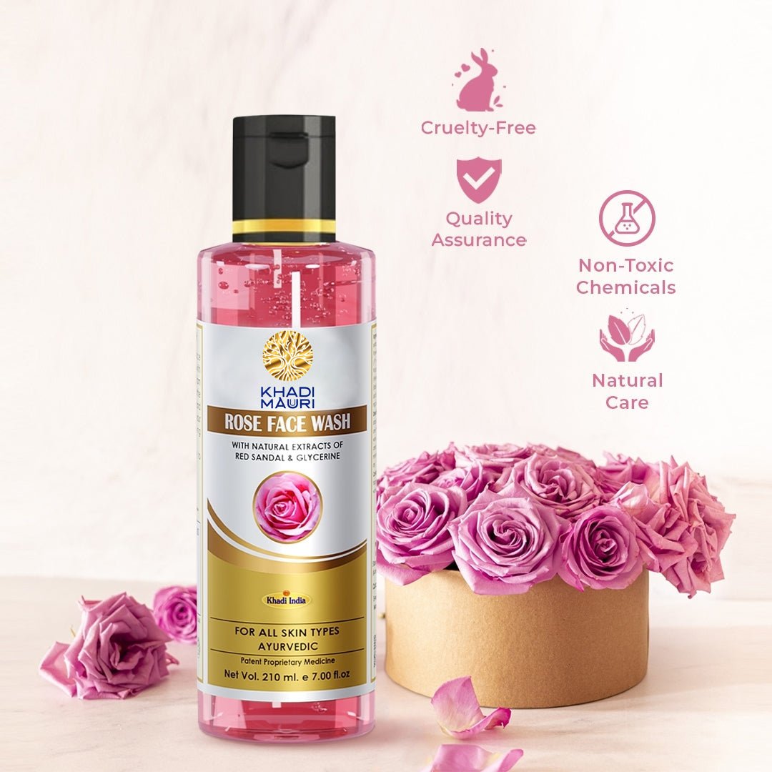 ROSE FACE WASH - Khadi mauri - 