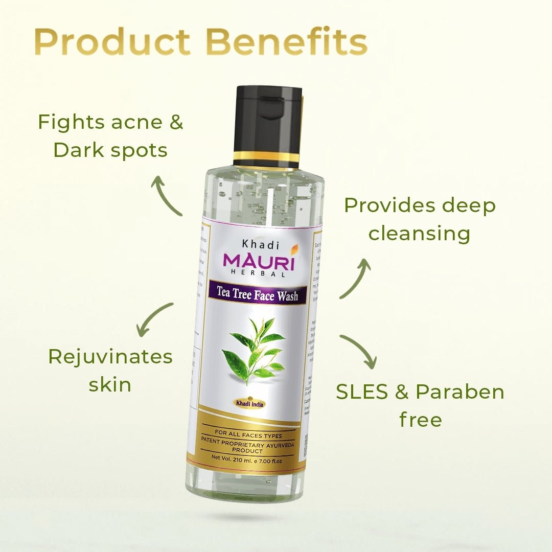 TEA TREE FACE WASH - Khadi mauri - 