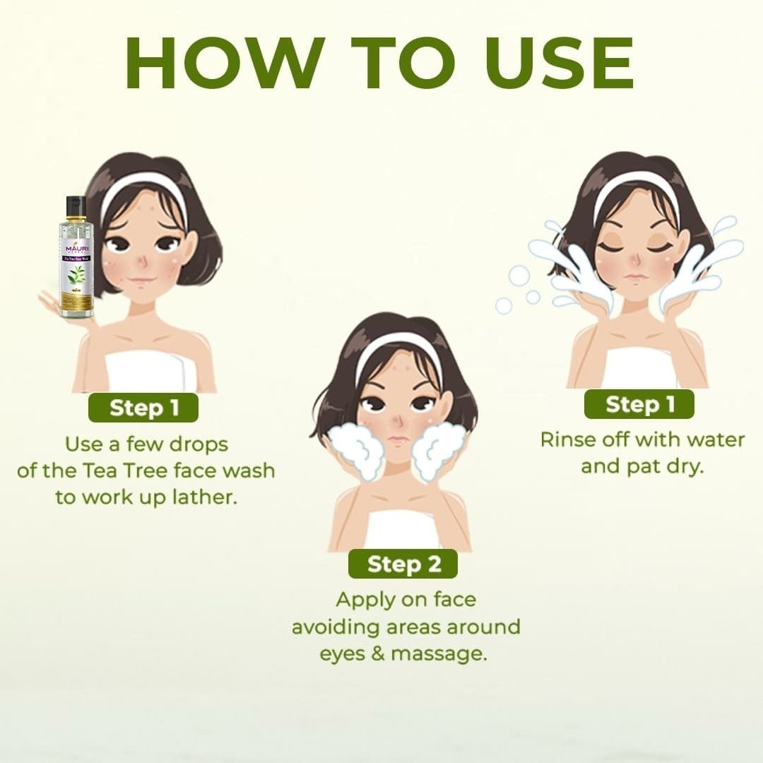 TEA TREE FACE WASH - Khadi mauri - 